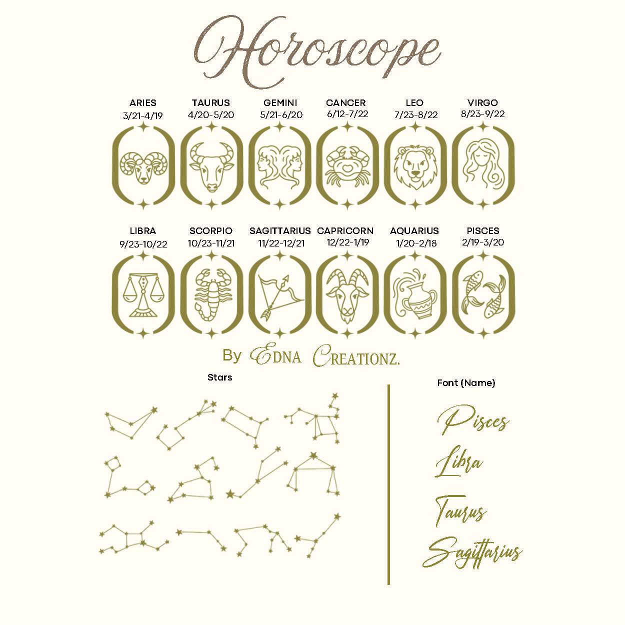Horoscope - Purple Galaxy
