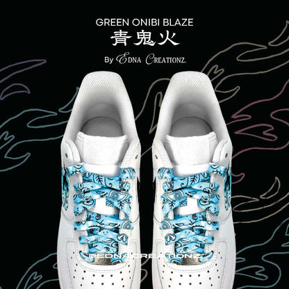 Japan Design -  Green Onibi Blaze