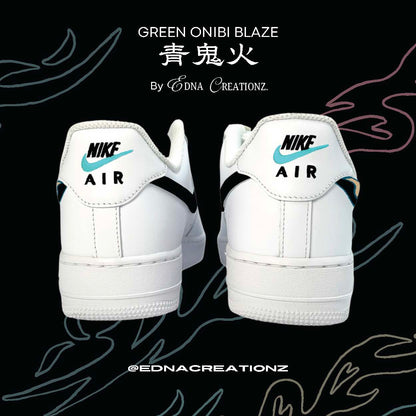 Japan Design -  Green Onibi Blaze