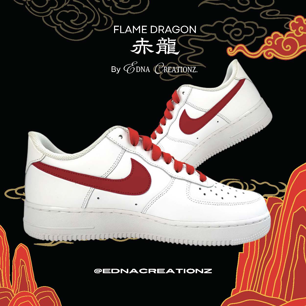 Japan Design - Flame Dragon