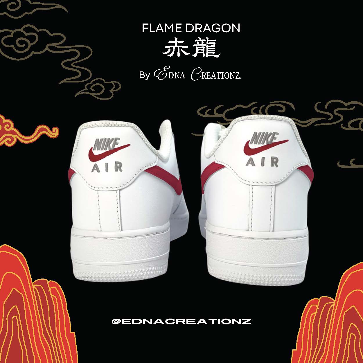 Japan Design - Flame Dragon
