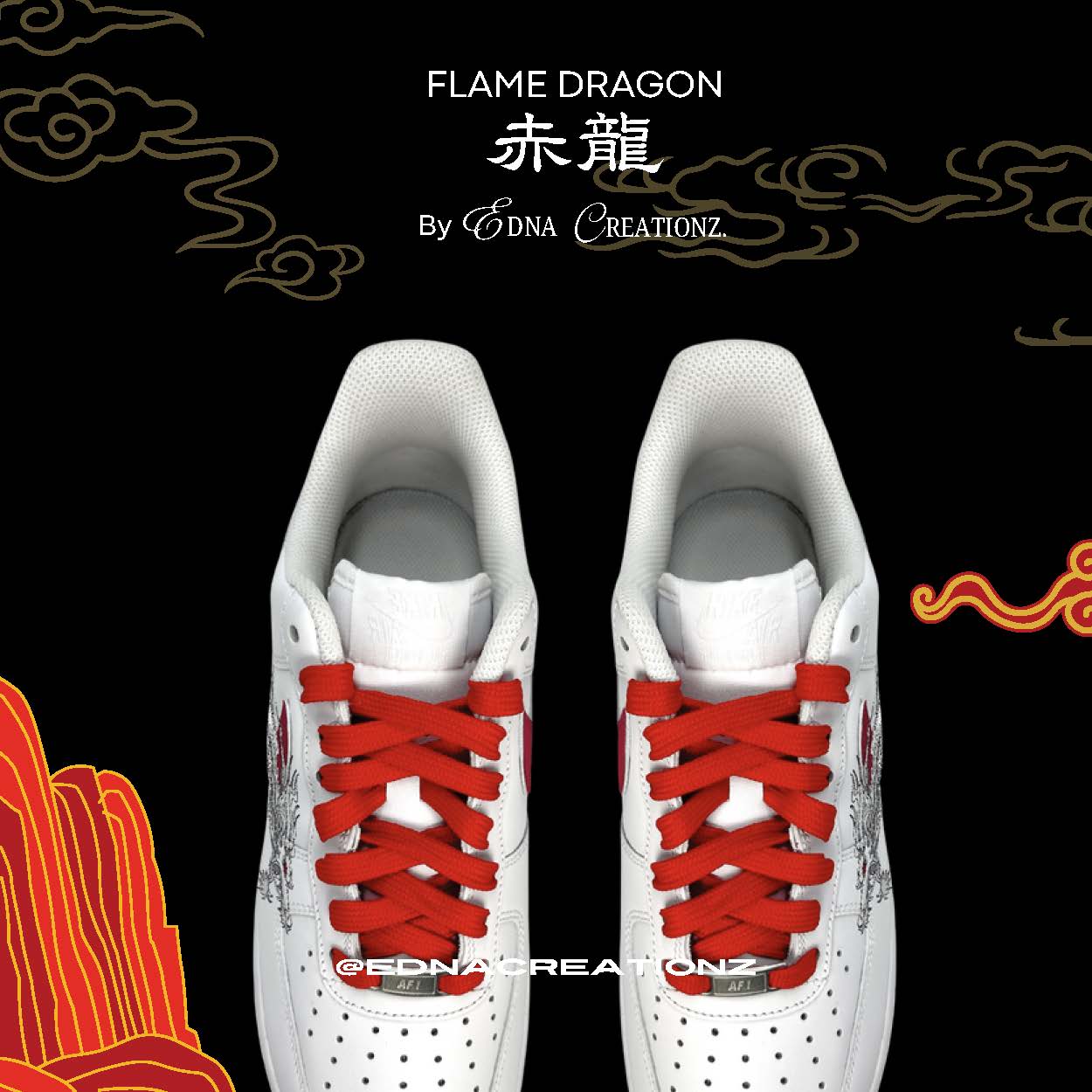 Japan Design - Flame Dragon