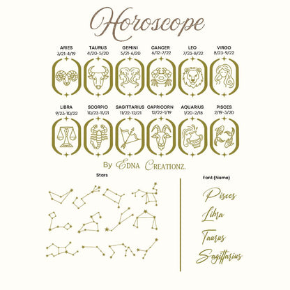 Horoscope - Blue Galaxy